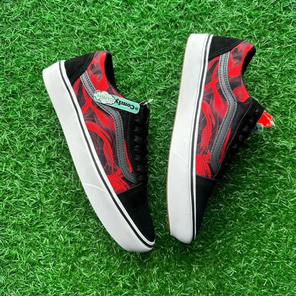 Vans Comfycush Old Skool After Dark Black / Red - Picture 8 of 9